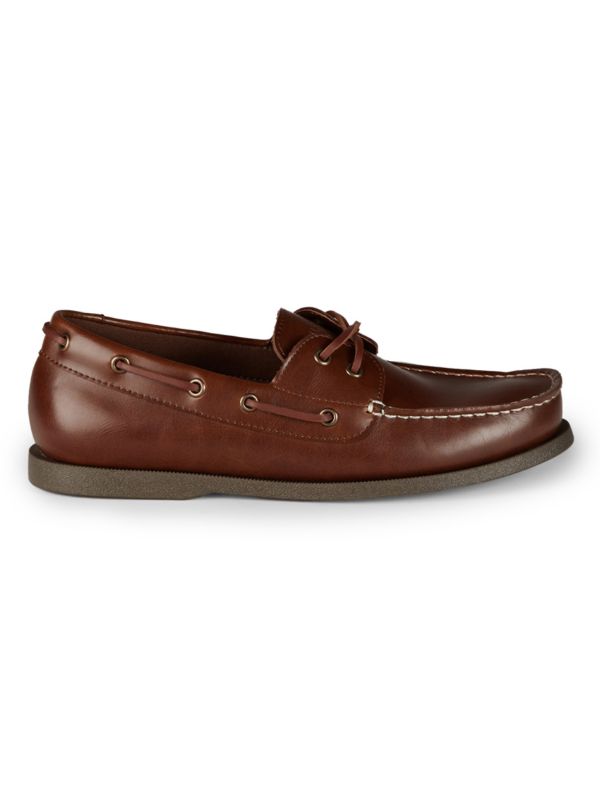 Tommy Hilfiger Faux Leather Boat Loafers